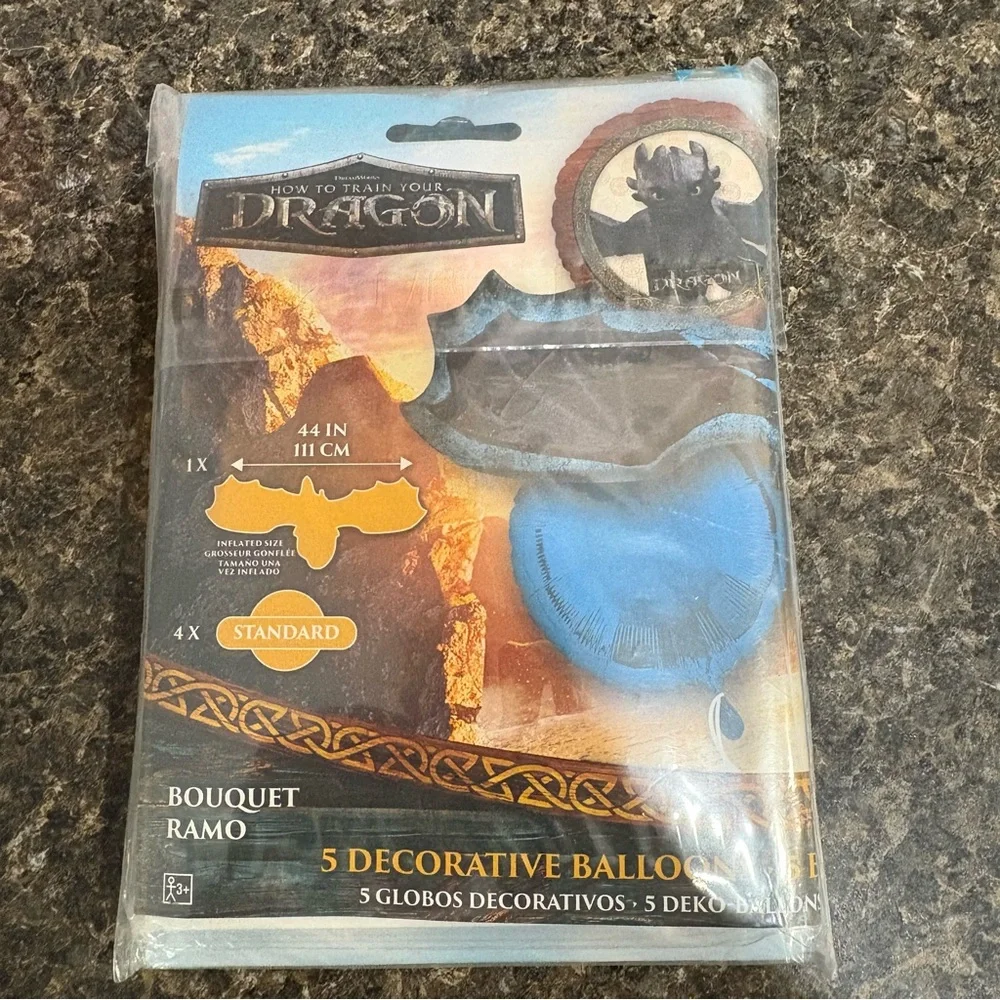 How to Train Your Dragon Balloon Set for 6th birthday party - Picture 1 of 3